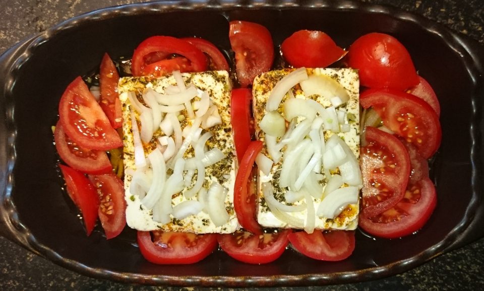 Grill-Feta im Tomatenbett – Die Gourmetlette