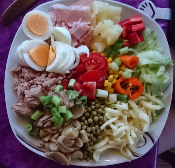 Salatplatte de luxe (Hahn-Kleen’sche Variante) – Die Gourmetlette