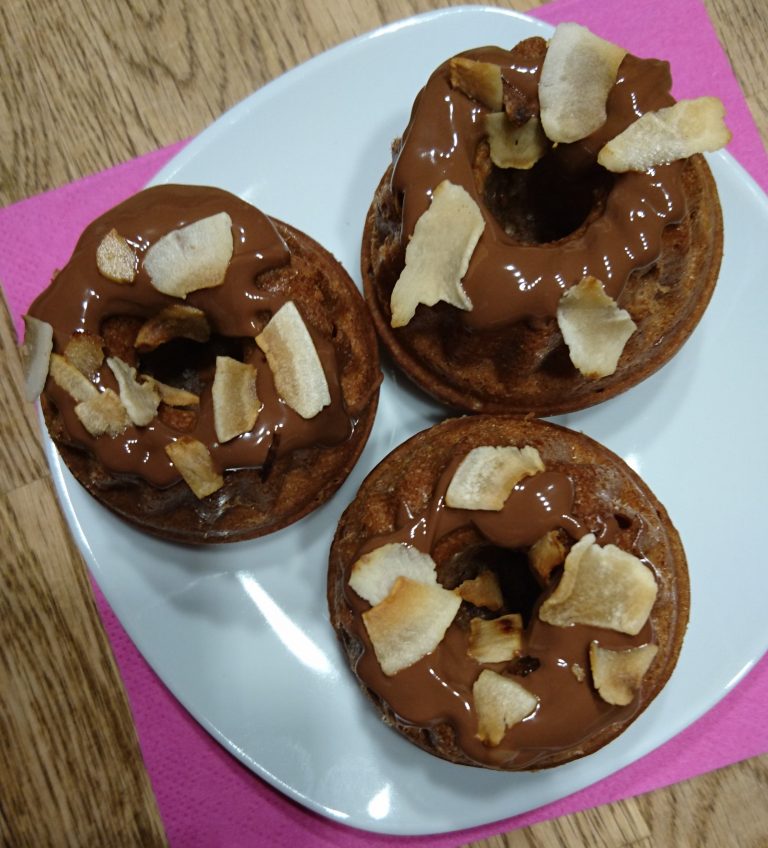 Nutella-Kokos-Mini-Gugelhupfe – Die Gourmetlette